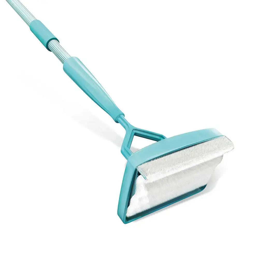 Teal window cleaning mop from Baseboard Buddy Retractable Universal Cleaning Mop