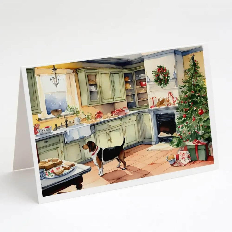 Watercolor Christmas Cards: Kitchen Cheer! Here's your Product Description: Spread Holiday Warmth with these Delightful Watercolor Christmas Cards! Each Card Features a Charming Watercolor - Estalios