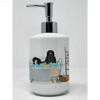 Bathroom Bliss Dispenser: Sudsational Style! Introducing the White Soap Dispenser, a charming addition to any bathroom! This dispenser not only keeps your hands - Estalios