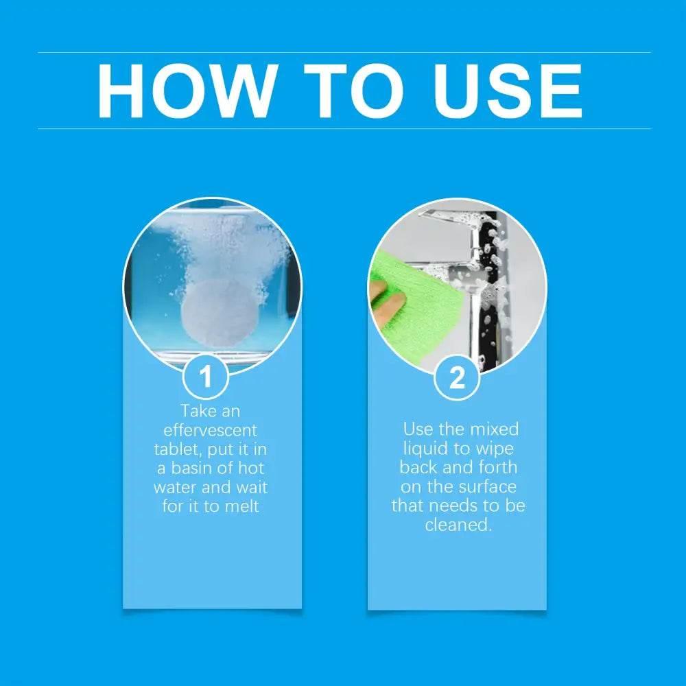 Bathroom Cleaning Effervescent Tablet for Sink and Bathtub - Estalios