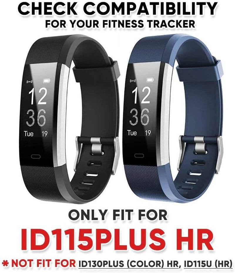 Veryfitpro ID115Plus HR Replacement Bands - Comfortable Fit - Estalios