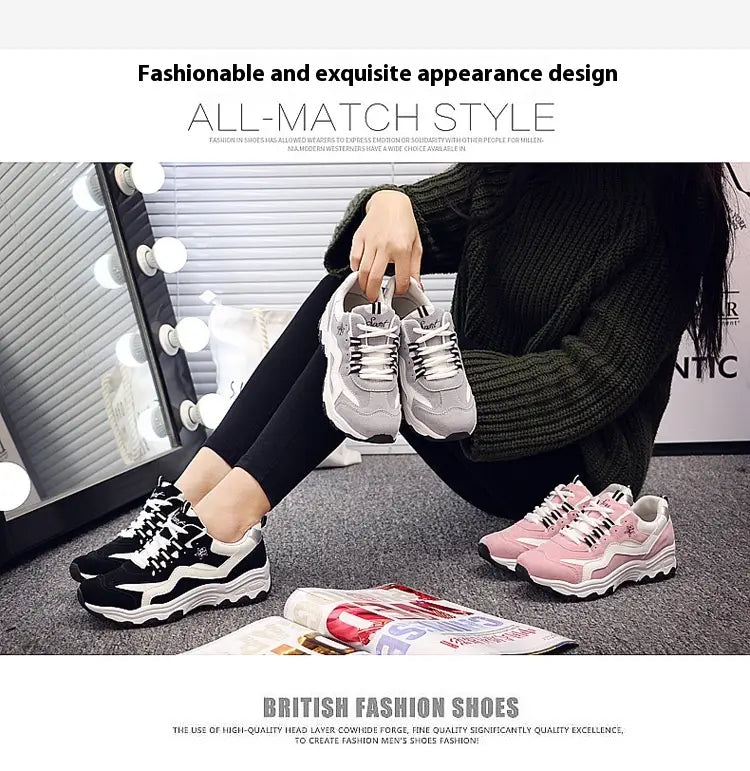 Spring New Low-top Platform Casual Sneaker Women