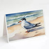 Beach Bird Watercolor Card Splash! **product Description:** Bring the Serenity of the Shore to your Correspondence with our Exquisite Watercolor Bird Card Collection - Estalios
