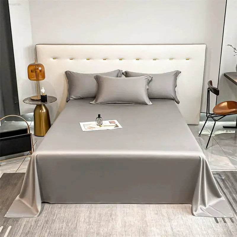 Bed Sheet Summer Cool Feeling Single Piece Pure Cotton 100 Cotton Single Double Dormitory Bed Sheet Thickened Non-Slip Non-Wrinkle a - Estalios