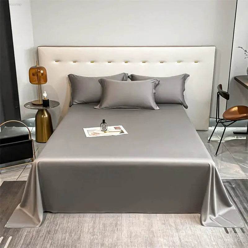 Bed Sheet Summer Cool Feeling Single Piece Pure Cotton 100 Cotton Single Double Dormitory Bed Sheet Thickened Non-Slip Non-Wrinkle a - Estalios