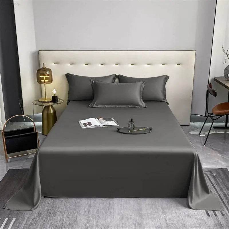 Bed Sheet Summer Cool Feeling Single Piece Pure Cotton 100 Cotton Single Double Dormitory Bed Sheet Thickened Non-Slip Non-Wrinkle a - Estalios