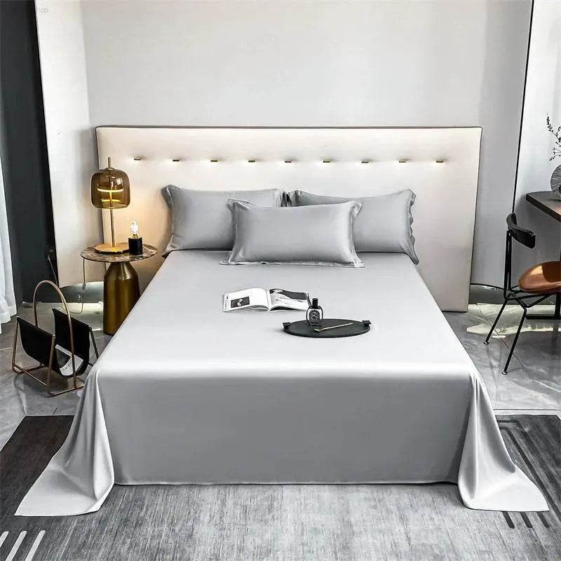 Bed Sheet Summer Cool Feeling Single Piece Pure Cotton 100 Cotton Single Double Dormitory Bed Sheet Thickened Non-Slip Non-Wrinkle a - Estalios