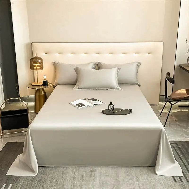 Bed Sheet Summer Cool Feeling Single Piece Pure Cotton 100 Cotton Single Double Dormitory Bed Sheet Thickened Non-Slip Non-Wrinkle a - Estalios