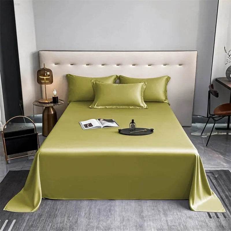 Bed Sheet Summer Cool Feeling Single Piece Pure Cotton 100 Cotton Single Double Dormitory Bed Sheet Thickened Non-Slip Non-Wrinkle a - Estalios