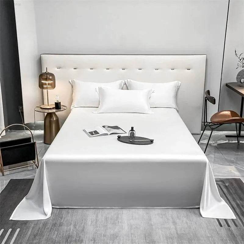 Bed Sheet Summer Cool Feeling Single Piece Pure Cotton 100 Cotton Single Double Dormitory Bed Sheet Thickened Non-Slip Non-Wrinkle a - Estalios