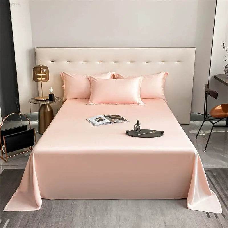 Bed Sheet Summer Cool Feeling Single Piece Pure Cotton 100 Cotton Single Double Dormitory Bed Sheet Thickened Non-Slip Non-Wrinkle a - Estalios