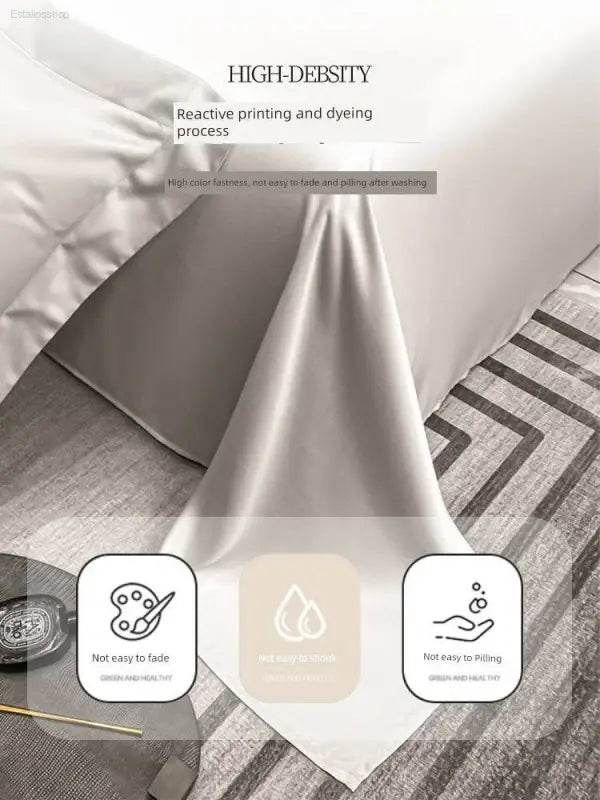 Bed Sheet Summer Cool Feeling Single Piece Pure Cotton 100 Cotton Single Double Dormitory Bed Sheet Thickened Non-Slip Non-Wrinkle a - Estalios