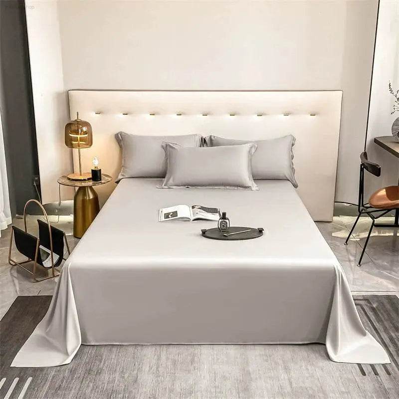 Bed Sheet Summer Cool Feeling Single Piece Pure Cotton 100 Cotton Single Double Dormitory Bed Sheet Thickened Non-Slip Non-Wrinkle a - Estalios