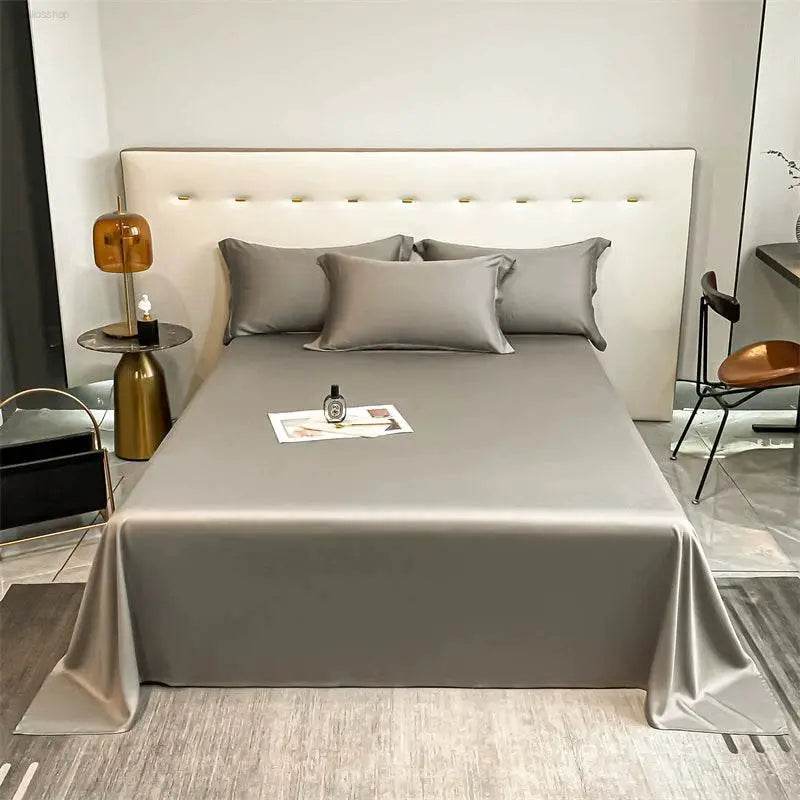 Bed Sheet Summer Cool Feeling Single Piece Pure Cotton 100 Cotton Single Double Dormitory Bed Sheet Thickened Non-Slip Non-Wrinkle a - Estalios