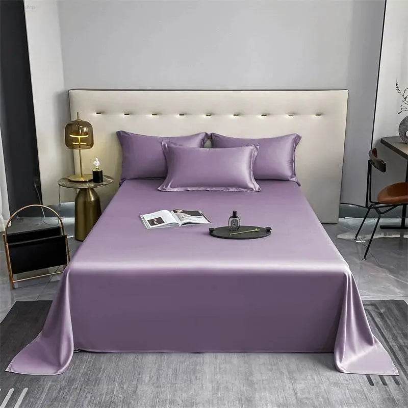 Bed Sheet Summer Cool Feeling Single Piece Pure Cotton 100 Cotton Single Double Dormitory Bed Sheet Thickened Non-Slip Non-Wrinkle a - Estalios