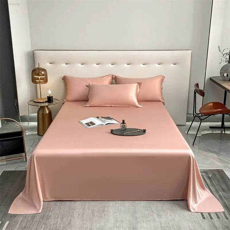 Bed Sheet Summer Cool Feeling Single Piece Pure Cotton 100 Cotton Single Double Dormitory Bed Sheet Thickened Non-Slip Non-Wrinkle a - Estalios