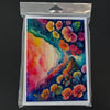 Begonias in Color Greeting Cards Pack of 8 Blank Cards with Envelopes Whimsical A7 Size 5x7 Blank Note Cards - Estalios