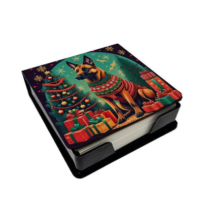 Unleash Holiday Hustle: Christmas Pup Notepad Kit! Alright, here's a product description that follows all your rules: Unleash - Estalios