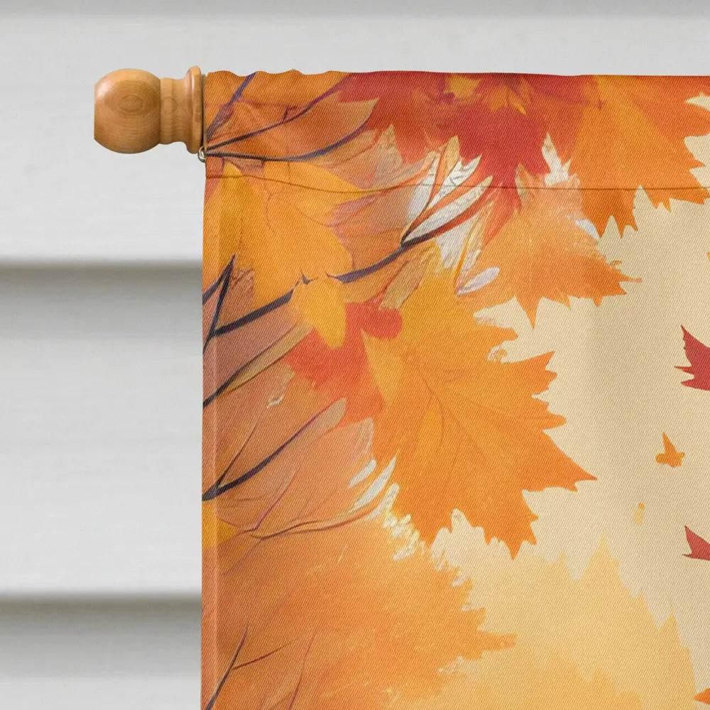 Fall in Love: Autumn Dog Garden Flag! - Estalios