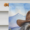 Howdy Hound House Flag: Bergamasco Sheepdog Cowboy! Here's the Product Description: Yeehaw! Giddy Up and Give - Estalios