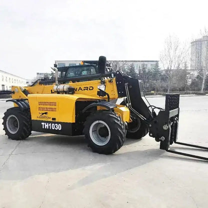 Yellow telescopic handler from Best Selling Landward TH1030 for efficient handling