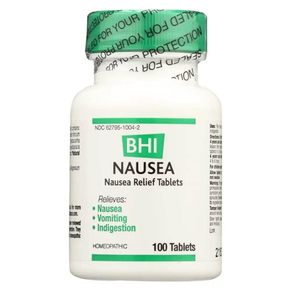 Bhi - Nausea Relief - 100 Tablets - Estalios