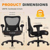 Big And Tall Ergonomic Office Chair With Heavy Duty Support - Estalios