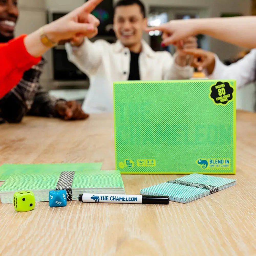 Big Potato’s Chameleon Extra Secret Words Game, an award-winning board game for fun nights