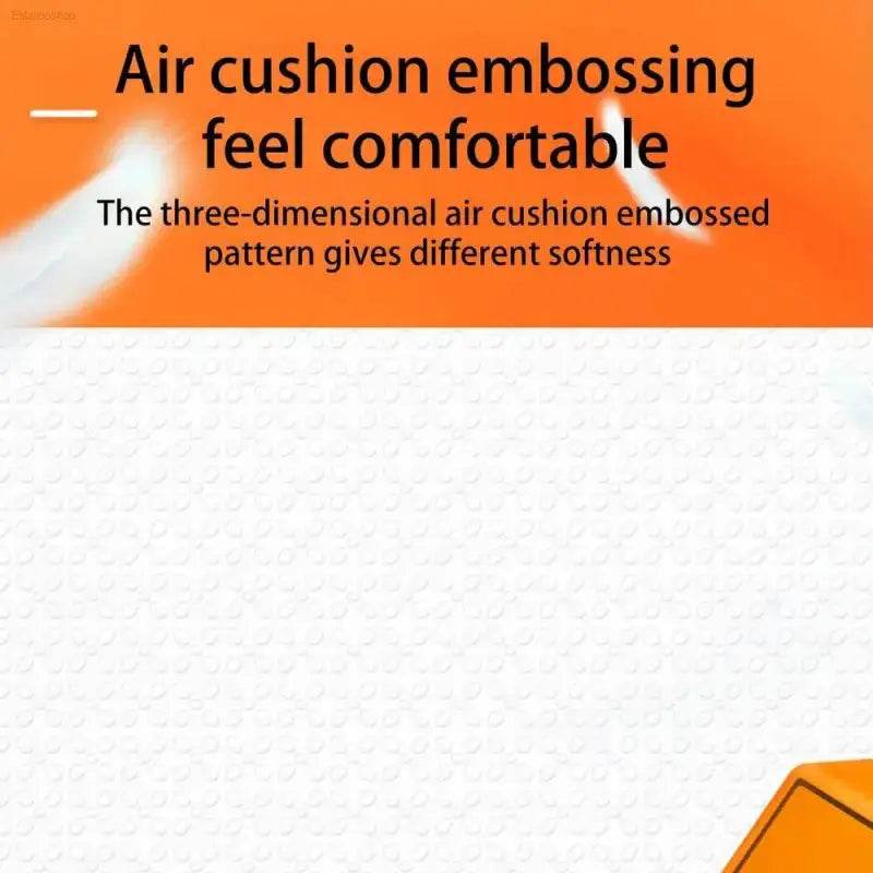 Air cushion embossing.