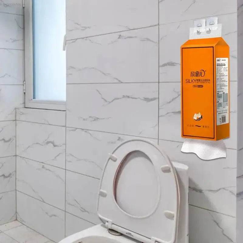 Orange tissue box.