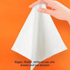 White disposable wipe.