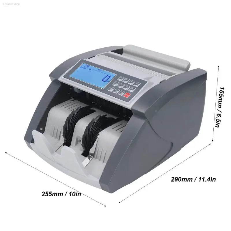 Bill Counterfeit Detector Money Counting Machine with LCD Display - Estalios