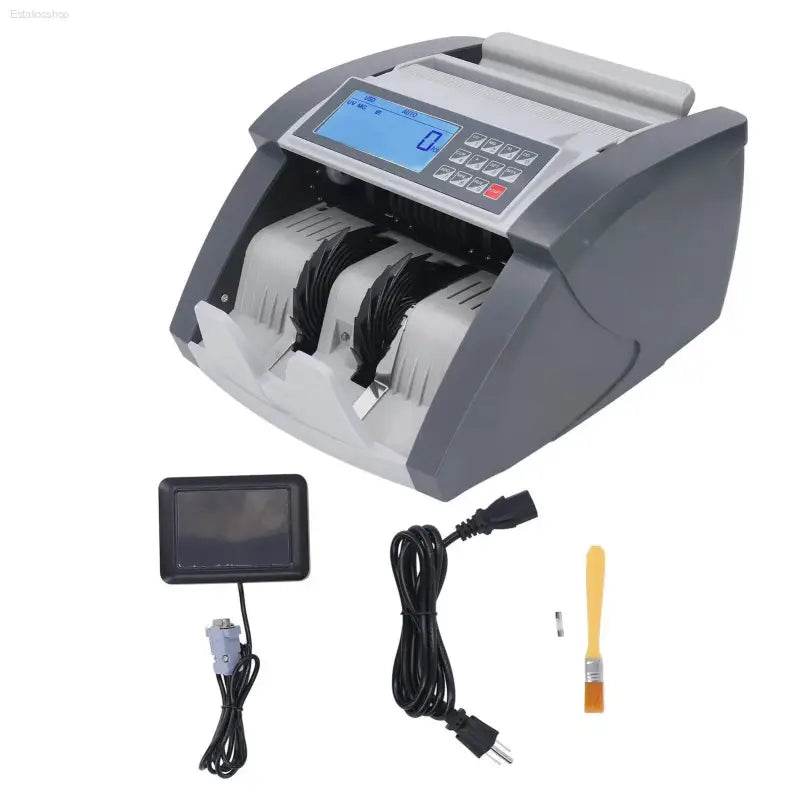 Bill Counterfeit Detector Money Counting Machine with LCD Display - Estalios
