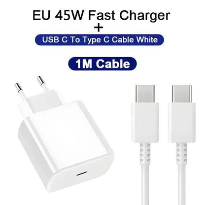 Power Up Fast with 45W PD Charger for Safe Charging - Estalios