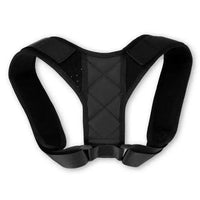 Black Adjustable Strap Posture Corrector for Improved Alignment - Estalios