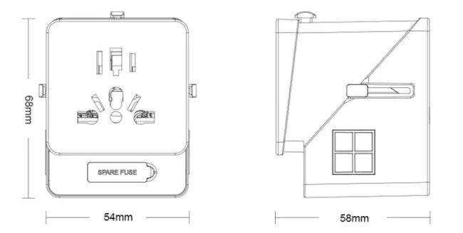 Universal Travel Adapter Conquer Outlets Worldwide Effortlessly - Estalios