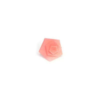 Stylish Black Geometric Ring with Peach and Lilac Accents - Estalios