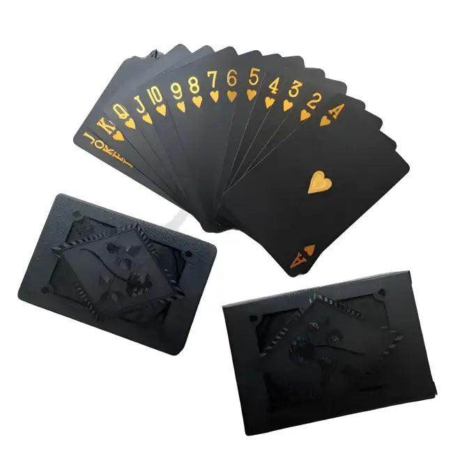Bold Black Gold Joker Card for Stylish Game Nights - Estalios