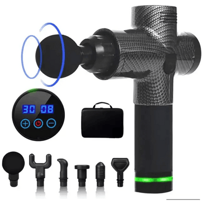 Ultimate Massage Gun with 4 Dynamic Head Attachments for Fast Relief - Estalios
