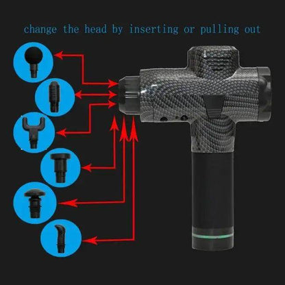 Ultimate Massage Gun with 4 Dynamic Head Attachments for Fast Relief - Estalios