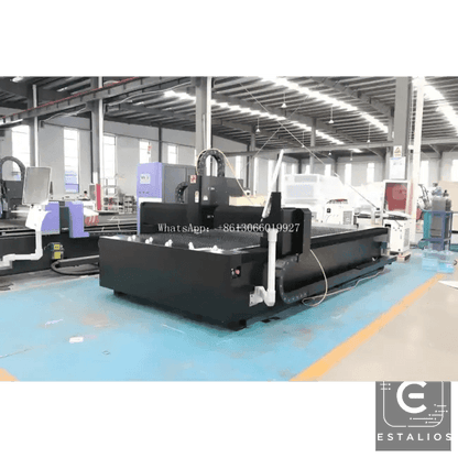 Black Industrial Laser Cutting Machine for Metal Sheets 5kw - Estalios