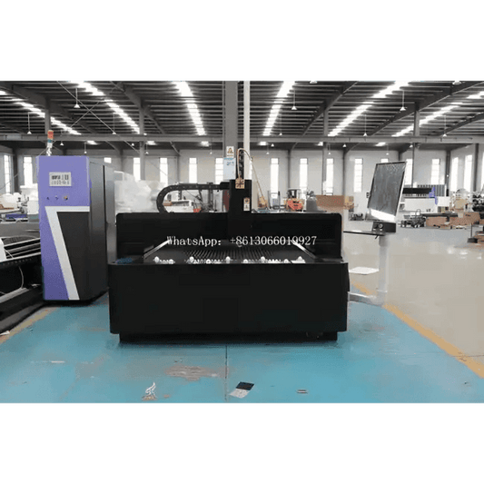 Black Industrial Laser Cutting Machine for Metal Sheets 5kw - Estalios
