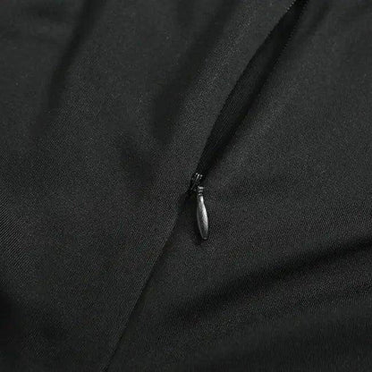 Amp Up Your Workout in the Bold Black Crop Set - Estalios