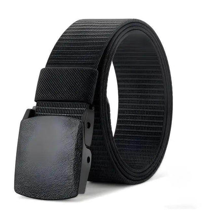 Durable Black Nylon Belt with Automatic Buckle for Hunting - Estalios