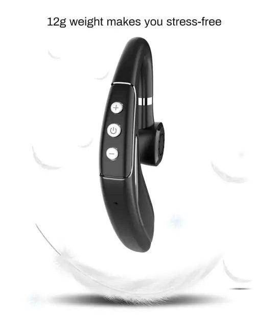 Unleash Sound Freedom with Bold Black Bluetooth Headset - Estalios