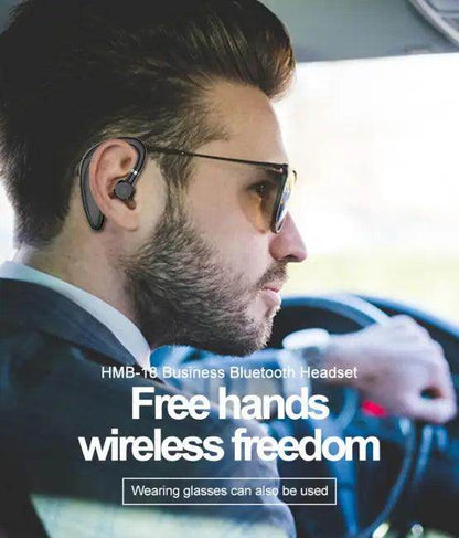 Unleash Sound Freedom with Bold Black Bluetooth Headset - Estalios