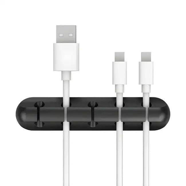 Transform Your Desk with Adhesive Cable Organizer Duo Now - Estalios