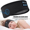 Sleep in Style Black Sleep Mask with Bluetooth Beats - Estalios