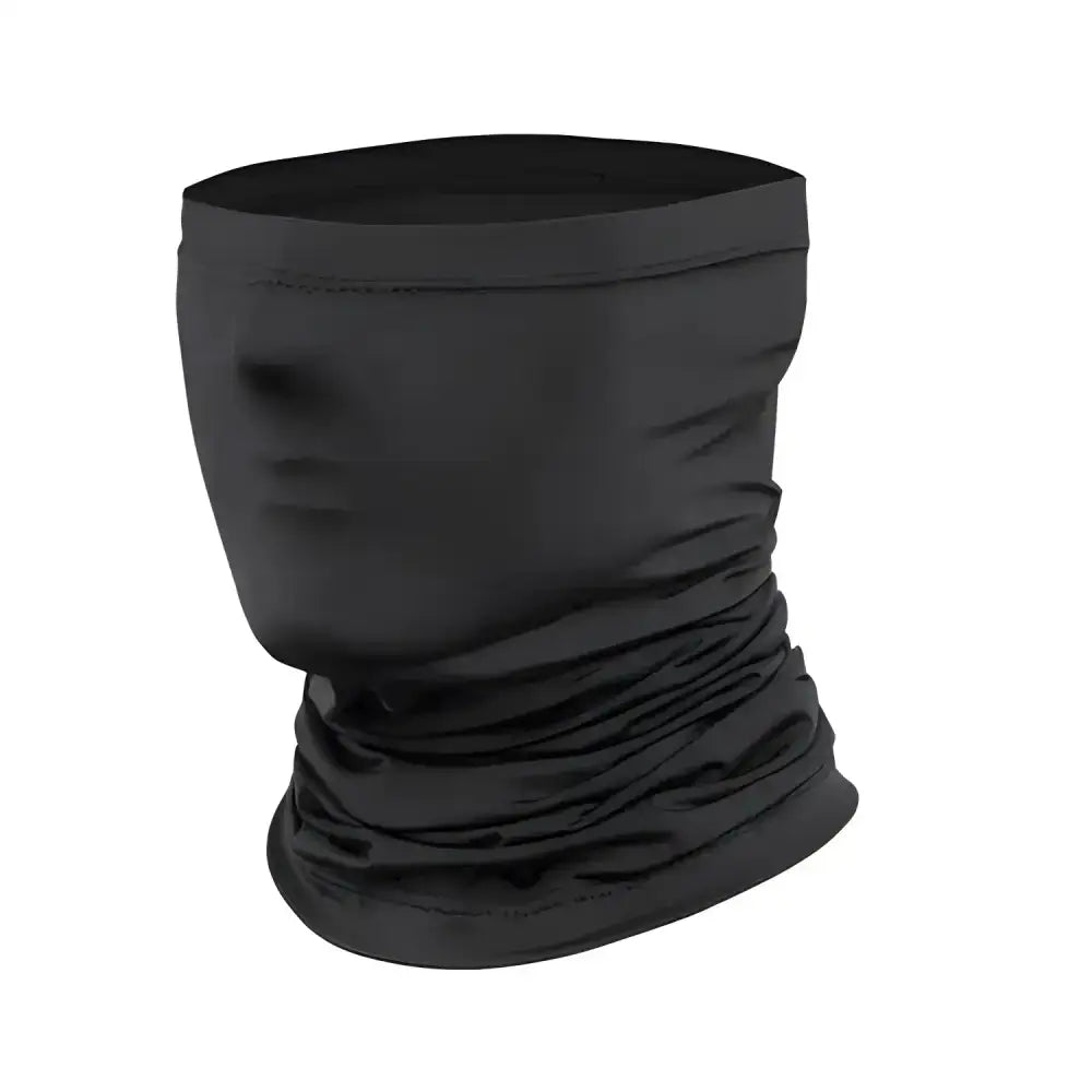 Black neck gaiter from Black Stretch Cycling Mask, perfect for clearance cycling equipment