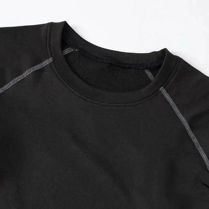 Black Thermal Underwear Set for Men - Stay Warm and Stylish - Estalios